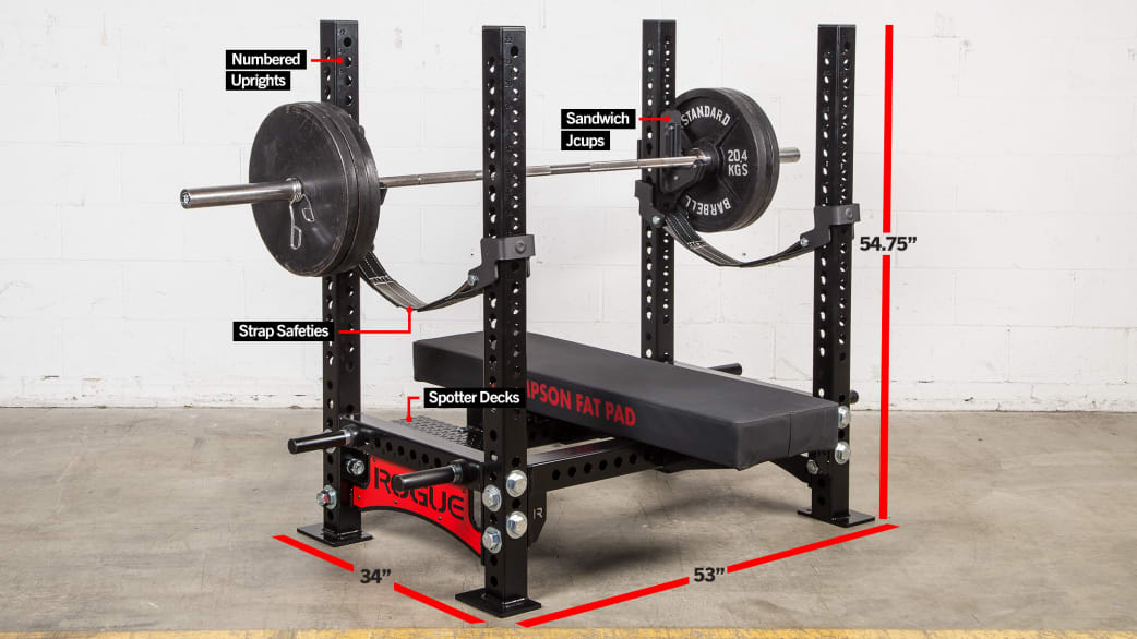 Rogue fitness bench press store